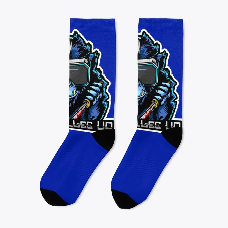 Monkey_Lee VR Crew Socks
