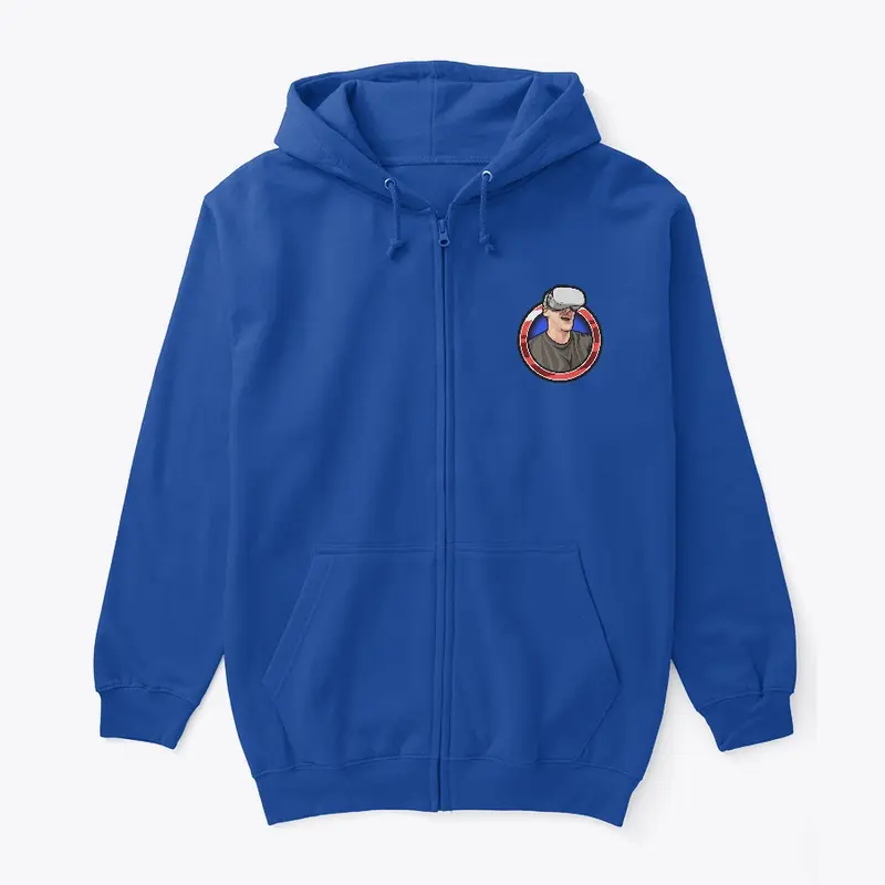 Monkey Lee Discord Logo Full Zip Hoodie